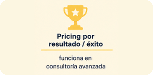 Pricing por resultado / éxito: funciona en consultoría avanzada